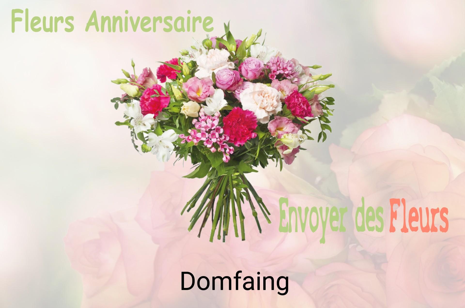 Bouquet de fleurs d’anniversaire livré à Domfaing