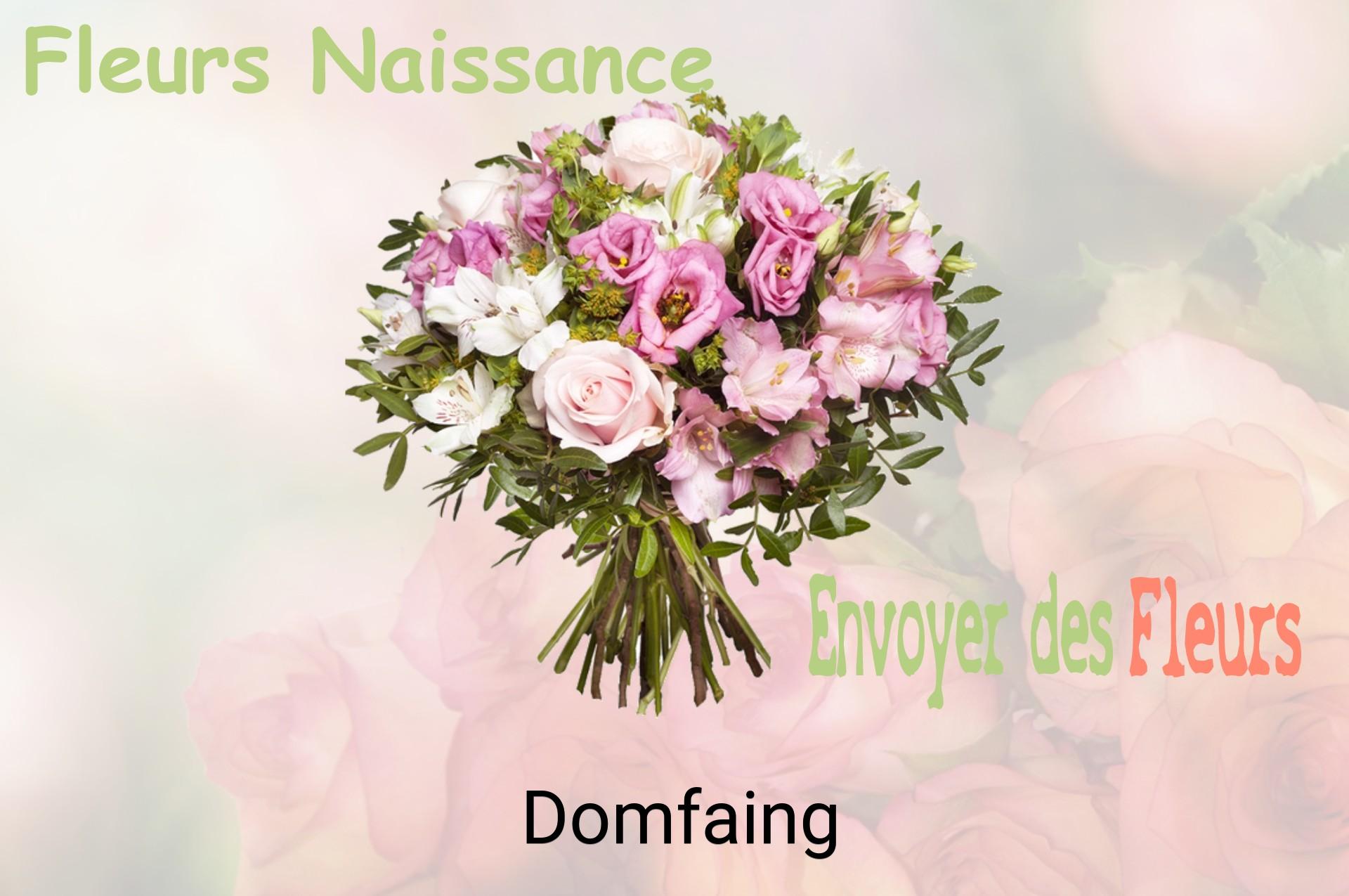 Bouquet de fleurs de naissance livré à Domfaing